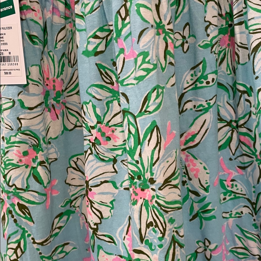 Lovely Lilly Pulitzer® Girls 7-16 Printed Maxi Dress 100 % Cotton New with Tags - Picture 4 of 4